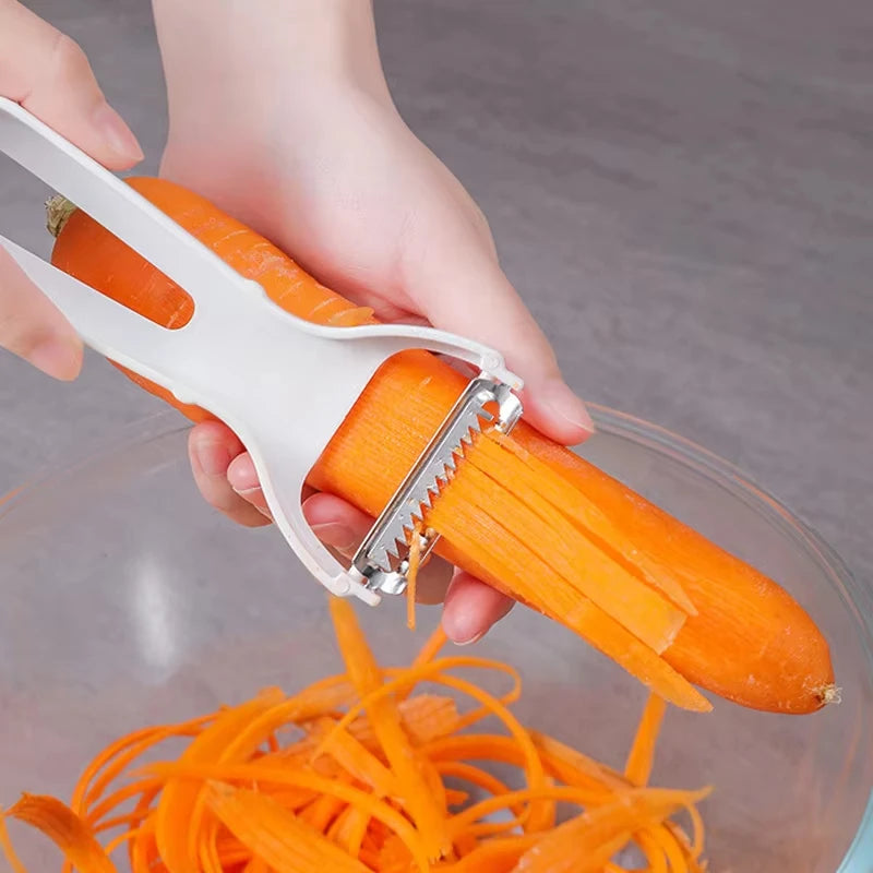 Stainless Steel Vegetable and Fruit Slicer Shredding Tool for Quick Fruit Strip Cutting and Daily Kitchen Prep Kitchen Tools Oasis Select