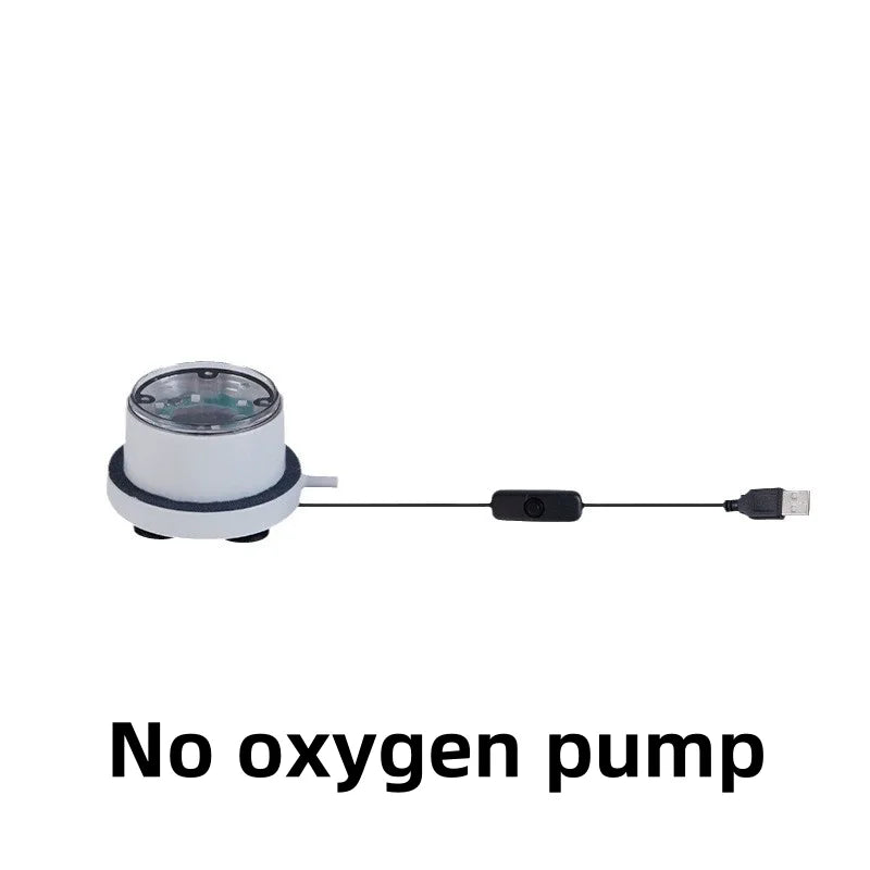 Aquarium LED Oxygen Pump Light | Color Changing Fish Tank Lamp