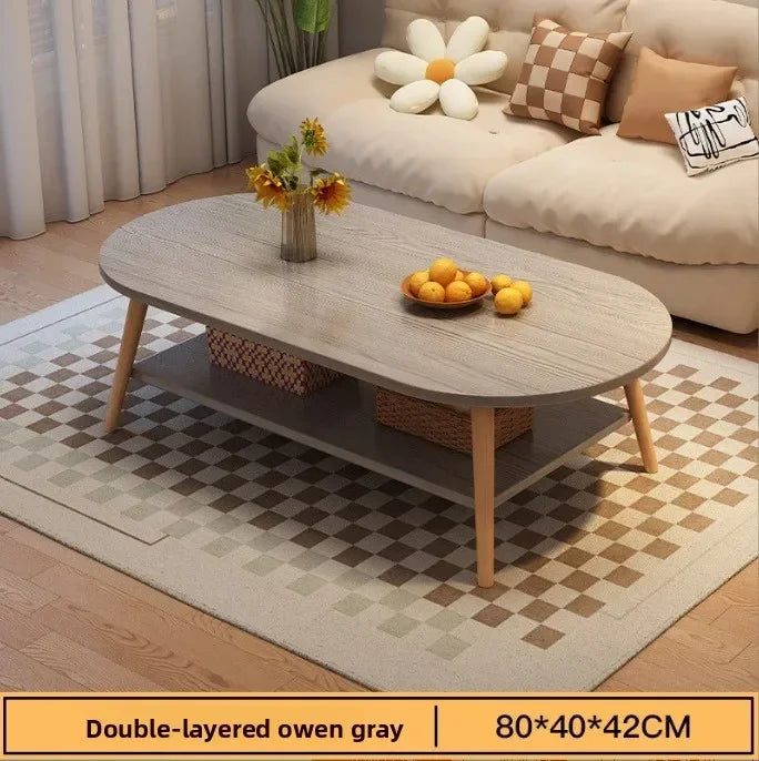 Multi-functional Coffee table living room small apartment living room sofa tea table bedroom simple bed INS wind small table Oasis Select SH-80CM