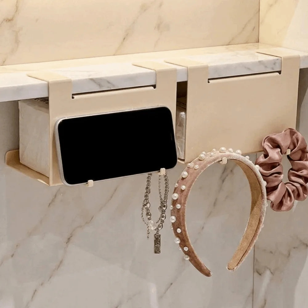 Under Cabinet Paper Towel Holder – Wall Mount Iron Rack