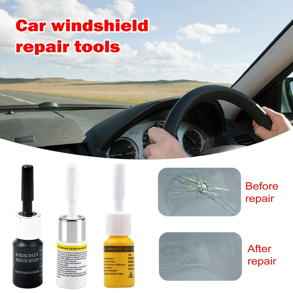 Car Windshield Cracked Repair Tool Upgrade Auto Glass Repair Fluid DIY Auto Window Scratch Crack Restore for Car Accessories Oasis Select