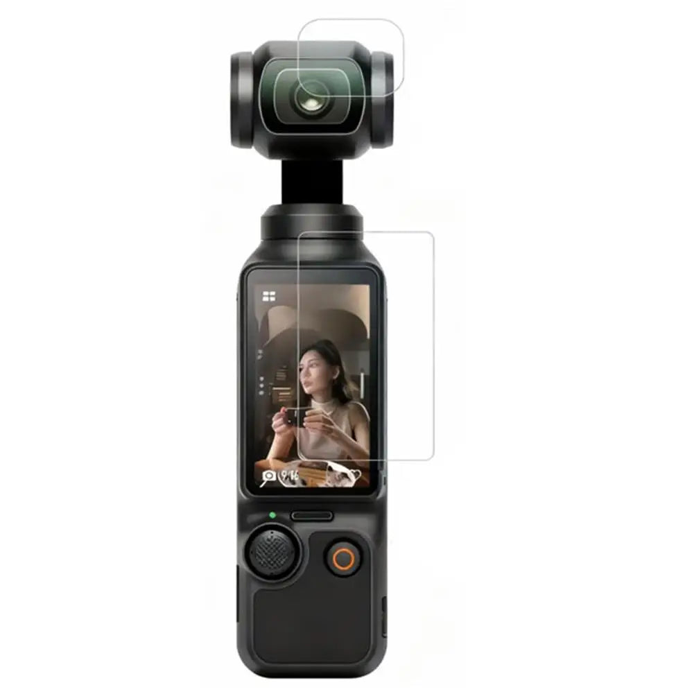 DJI Osmo Pocket 4 Tempered Glass Screen & Lens Protector 2-Pack