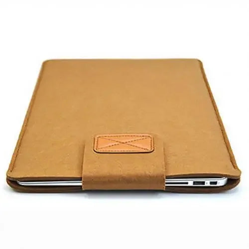 Felt Sleeve Slim Tablet Case Cover Bag 13Inch 15inch for MacBooks Air Pro Solid Color Tablet Storage Bag Oasis Select Brown 11-inch