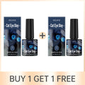 Eelhoe Cat Eye Magnetic Gel Nail Polish – Black Blue 10ml Magnetic Gel Nail Polish Oasis Select 2 X 10ml boxed