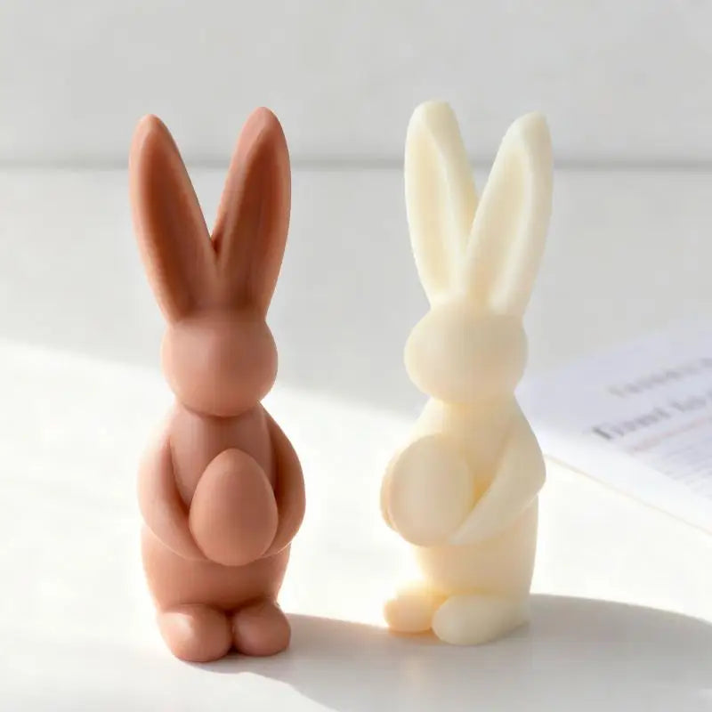 DIY Easter Bunny Egg Silicone Candle Mold for Handmade Aroma Gypsum Epoxy Resin Soap & Candle Making Supplies Oasis Select