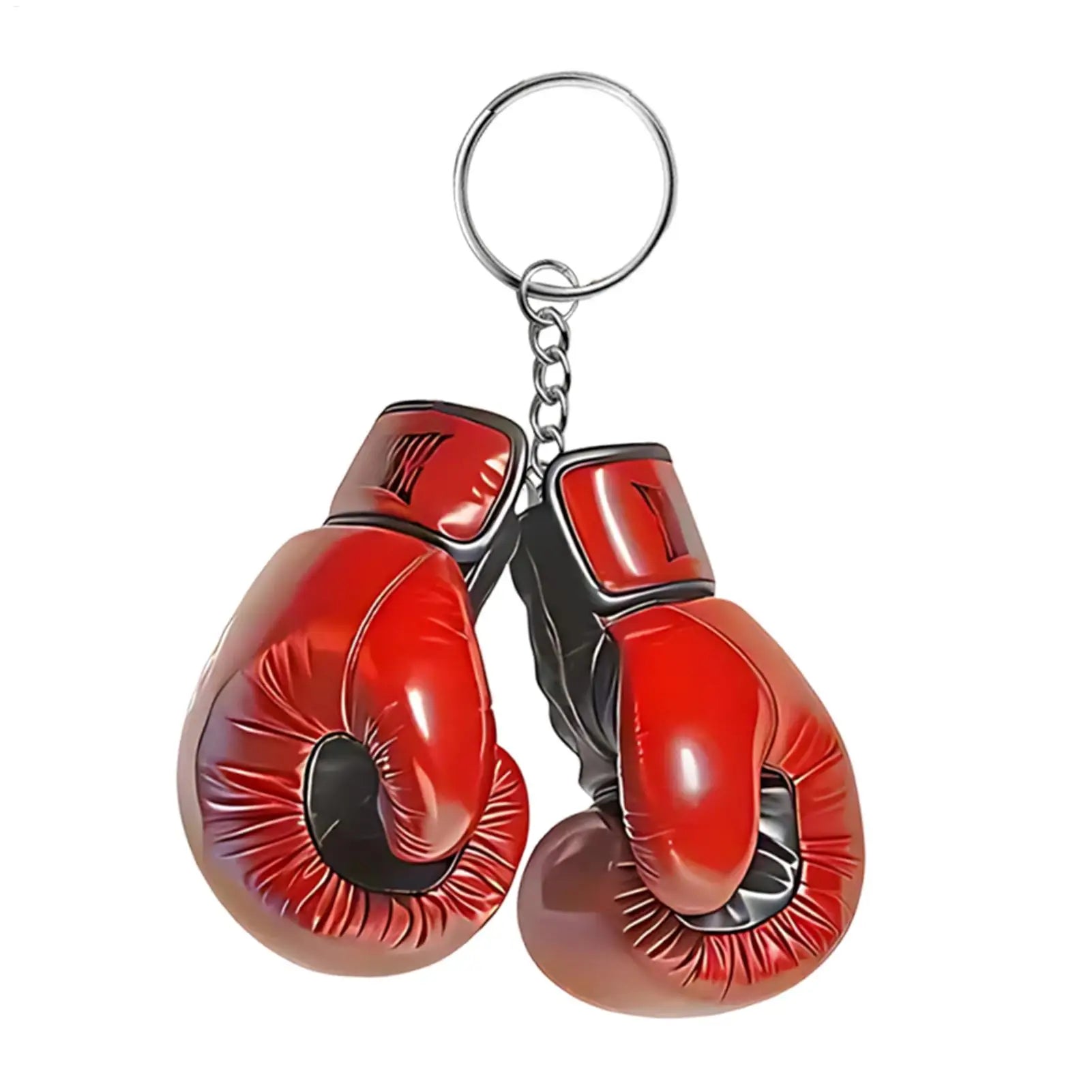 Boxing Gloves Key Rings 2D Acrylic Bag Charm Boxing Keychain Exquisite Creative Design Adults Kids Fitness Backpack Decoration Oasis Select Default Title