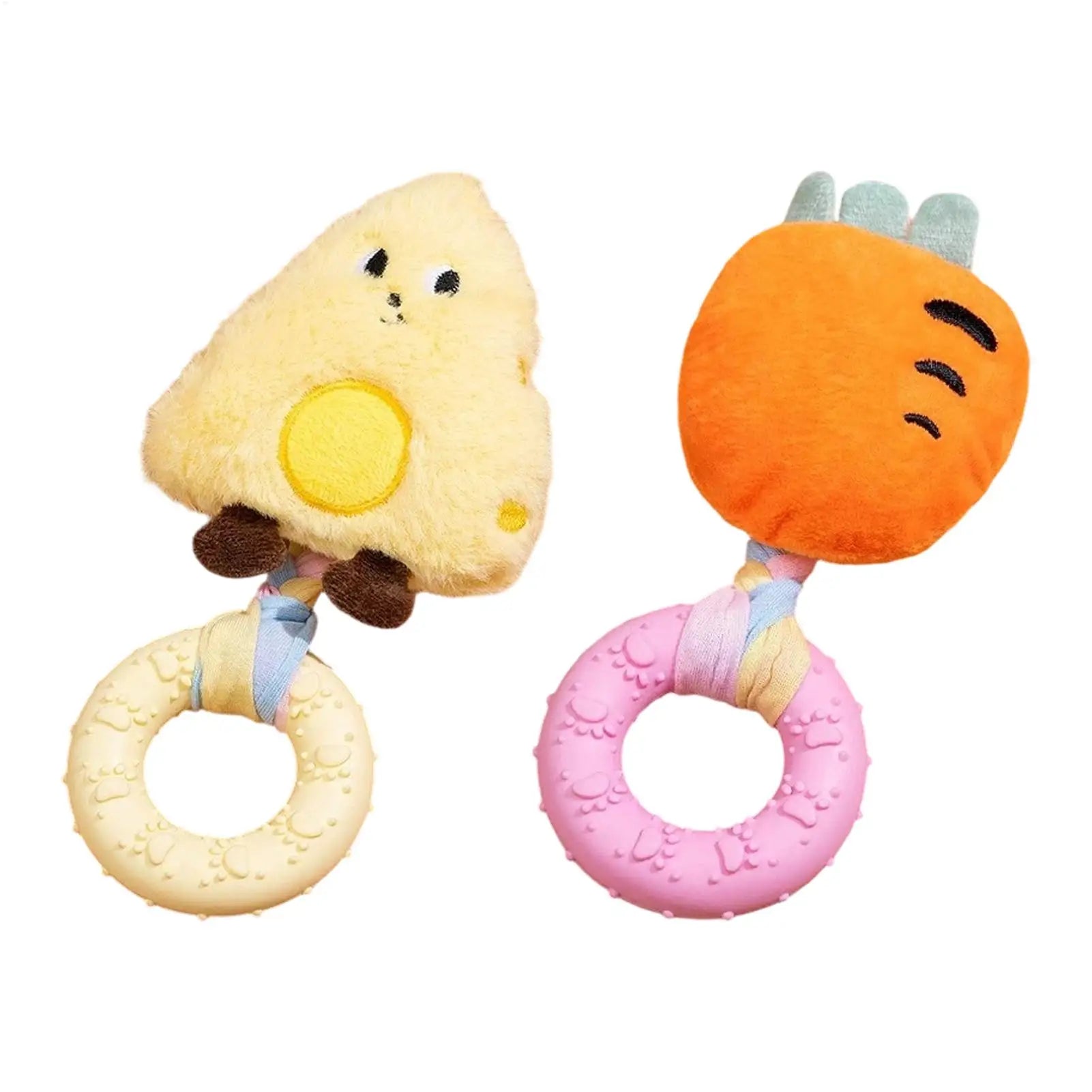 Dog Toys Rubber Plush Toys Dog Biting & Teething Relief Toys Pet Products Clean Teeth Interactive Dolls Sound Bite Pets Supplie Oasis Select