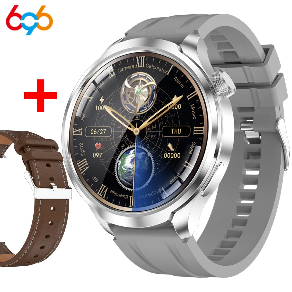 Outdoor Smart Watch Men Blue Tooth Call Compass GPS NFC Smartwatch Sports Information Push Waterproof Heart Rate Health Monitor Oasis Select SVGRS A BWL