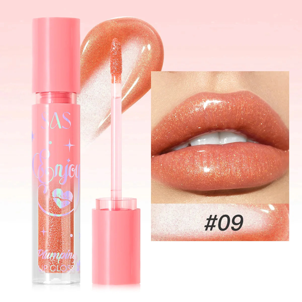 Pearlescent Plumping Lip Gloss – Glittery, Waterproof & Hydrating
