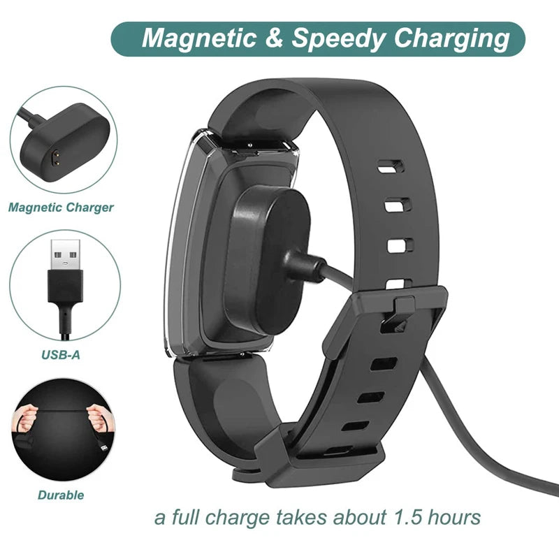 USB Charger Cable for Fitbit Inspire HR, Inspire & Ace 2 Smartwatch Charger Cable Oasis Select