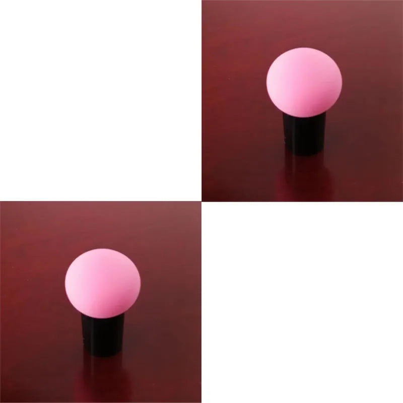 1/2pcs Color Mushroom Head Cosmetic Puff With Protective Cap Loose Powder Foundation Puff Air Cushion Sponge Makeup Egg Makeup Oasis Select 2pcs Pink