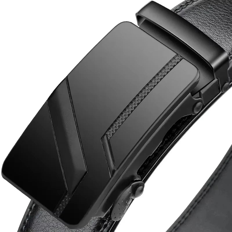 Men's quality belt, luxury belt, black men's automatic buckle, jeans men's belt, suit belt Oasis Select