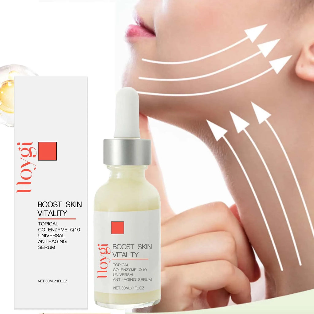 Face & Neck Firming Serum Deep Nourish Fade Fine Lines Lifting Tighten Skin Topical Co-Enzyme Q10 Universal Anti-Aging Serum Oasis Select