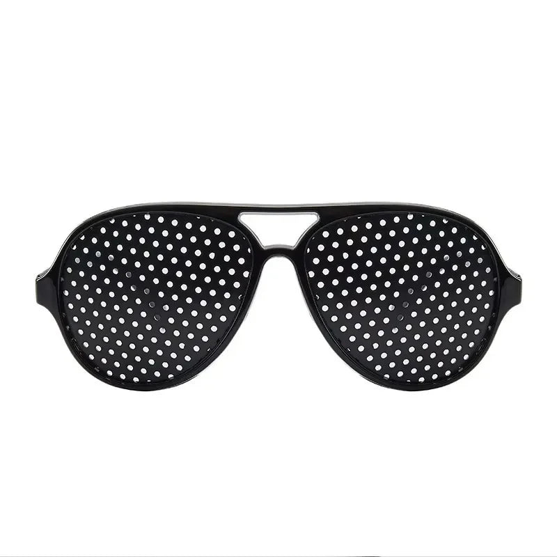 1/4PCS Anti-myopia Astigmatism Glasses Vision Correction Fatigue Pin Hole Glasses With Holes For Men Women Eyesight Improvement Oasis Select B