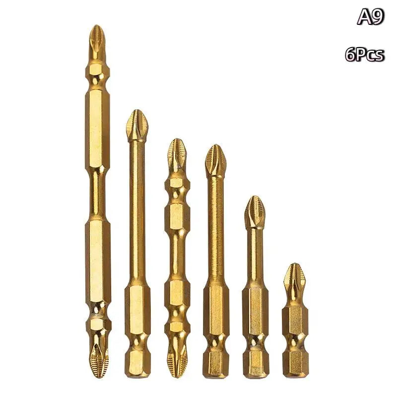 K5 Strong Magnetic Screwdriver High Hardness Bits Set Anti-Slip S2 Standard Non-slip Cross Head Electric Screwdriver Set Oasis Select A9