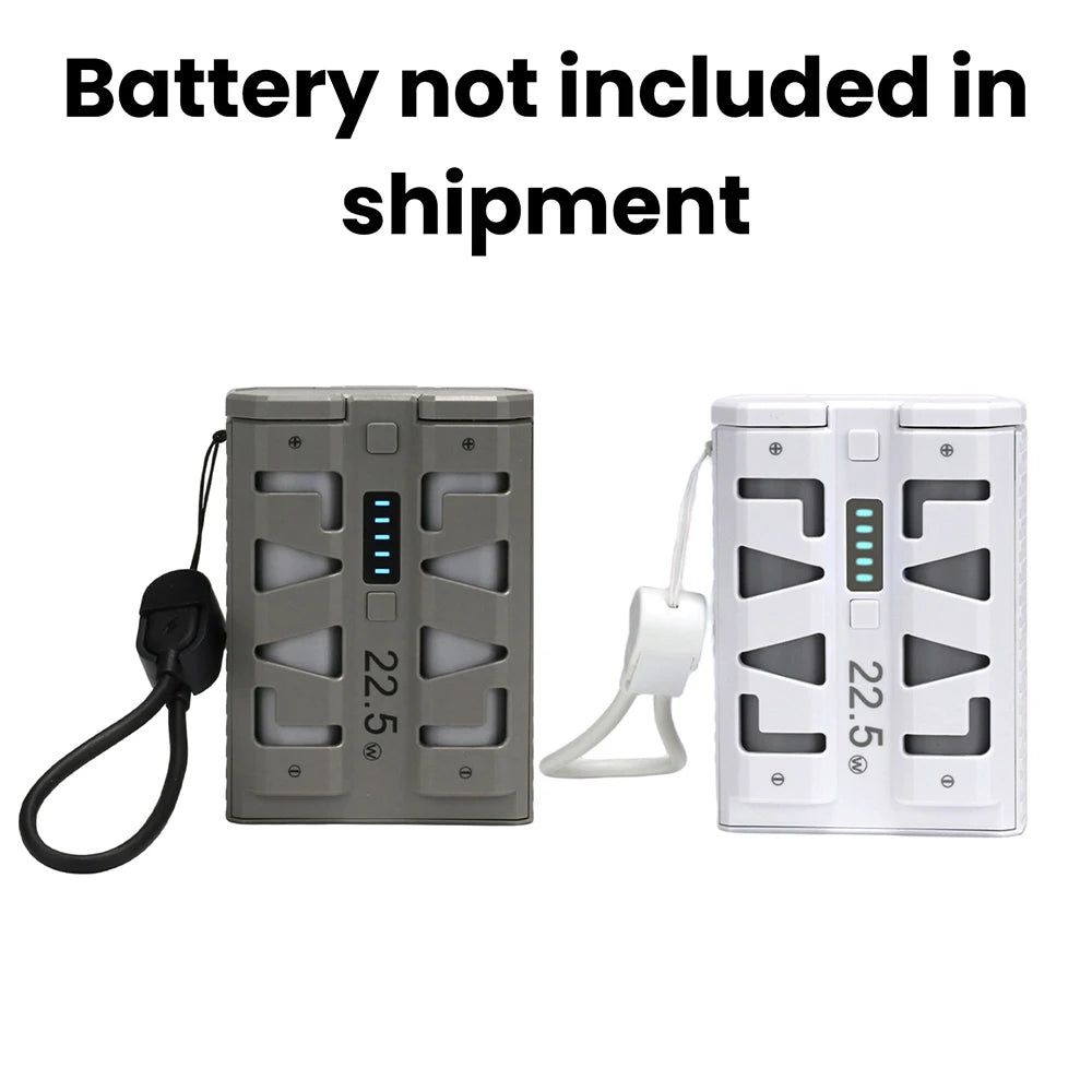 2x 21700 Battery Power Bank DIY Case 22.5W Type-C Fast Charging Dual Mode Low Current Battery Box Large Capacity Power Bank Oasis Select