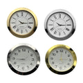55mm Round Quartz Clock Insert – Arabic & Roman Numerals DIY DIY Clock Insert Oasis Select gold Roman