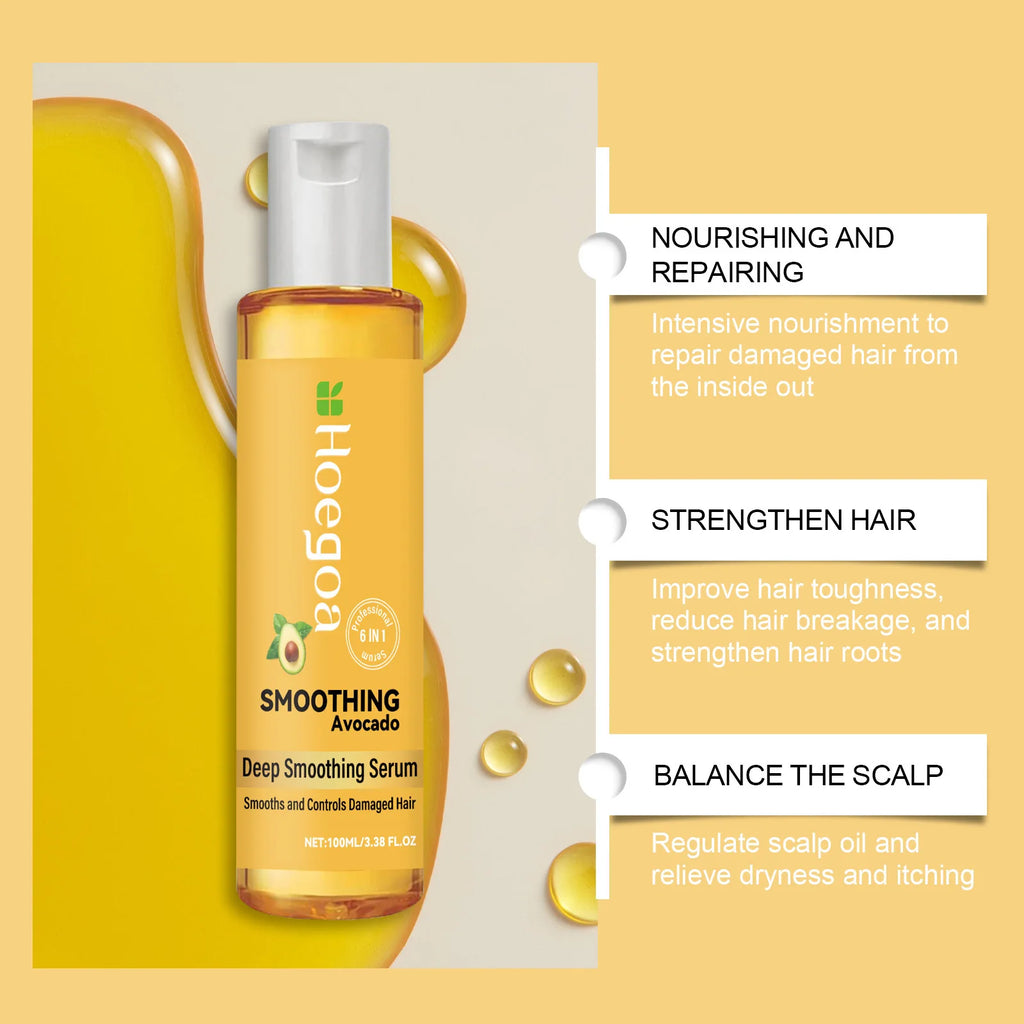 HOEGOA Avocado Hair Growth Oil & Scalp Nourishing Serum 100ml