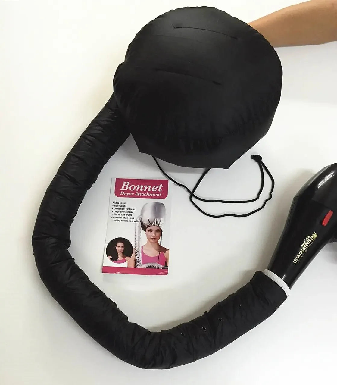 1PCS Hair Dryer Hair Hat Electric Hair Dryer Hair Dryer Hat Can Be Connected to a Hair Dryer Bathroom Hair Dryer Hat Heating Hat Oasis Select black