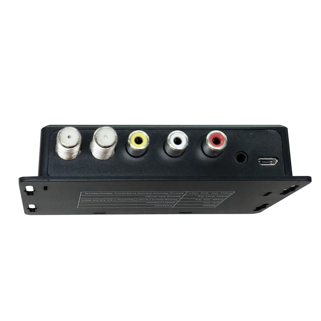 AV TO RF TV LINK Modulator IR Remote Control Range Extender Analog TV Self-Produced Program Insertion Device Oasis Select