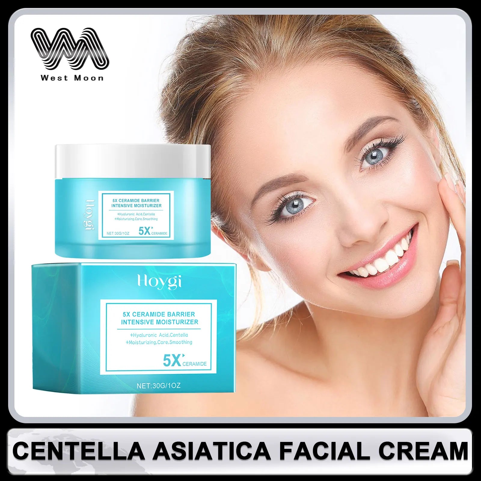 HOYGI Centella Facial Cream – Firming & Deep Moisturizing 30g