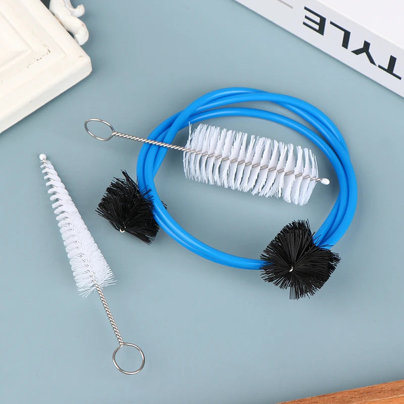 New 1 Set Trumpet Maintenance Kit Bendable Grasp Snake Brush Mouthpiece Brush Cornet Cleaning Kit Musical Instrument Accessories Oasis Select