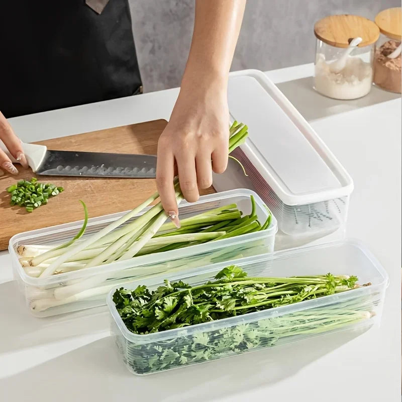 1/3/6pcs Refrigerator Side Door Storage Box Food Vegetable Fruit Eggs Fresh Organizer Household Kitchen Fridge Containers Boxes Oasis Select