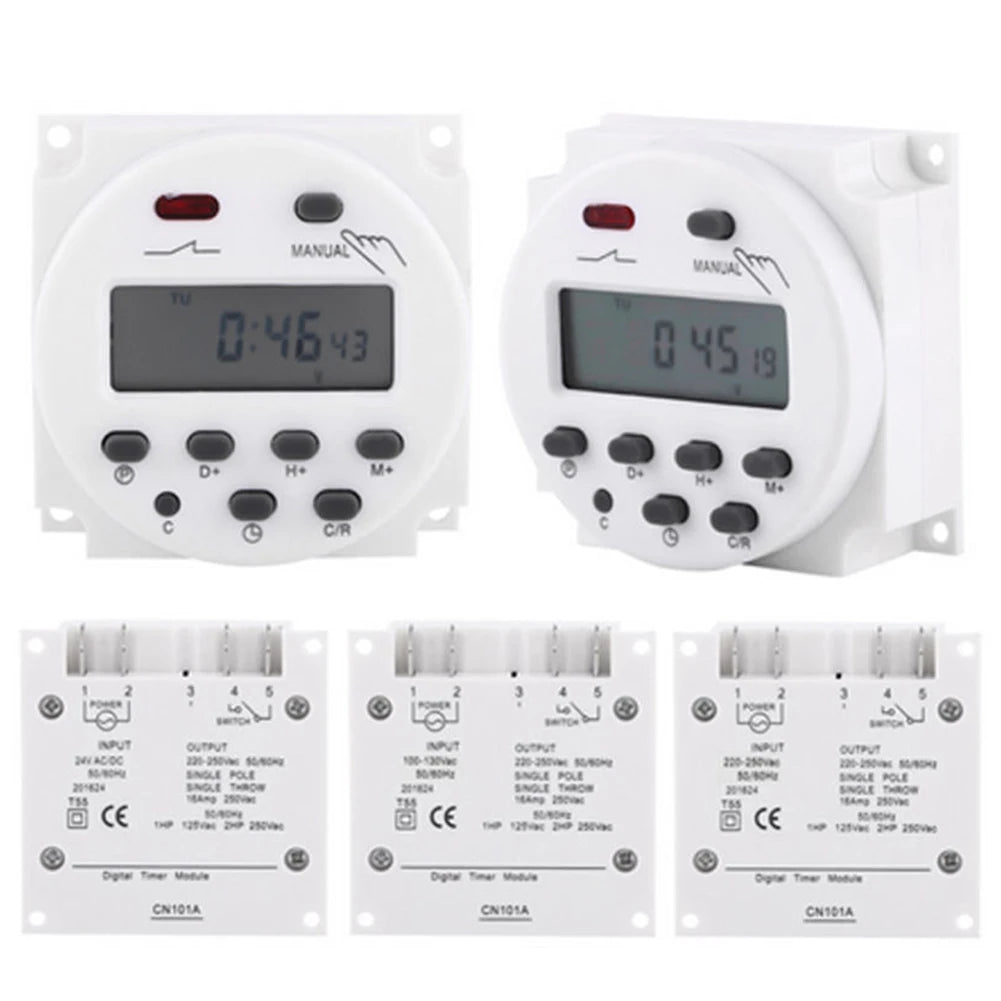 Power Down Timer Programmable Replacement Spare Parts White 16A 60x60x30mm Accessories Digital Timer Brand New Oasis Select