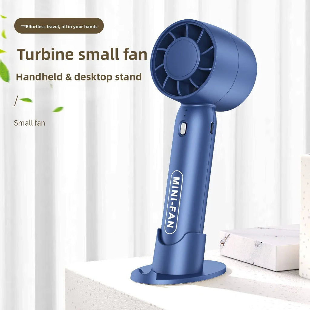 Mini USB Handheld Fan Portable Rechargeable Small Desk Fan for Students Office Travel Personal Cooling Breeze Quiet 3 Speed Oasis Select
