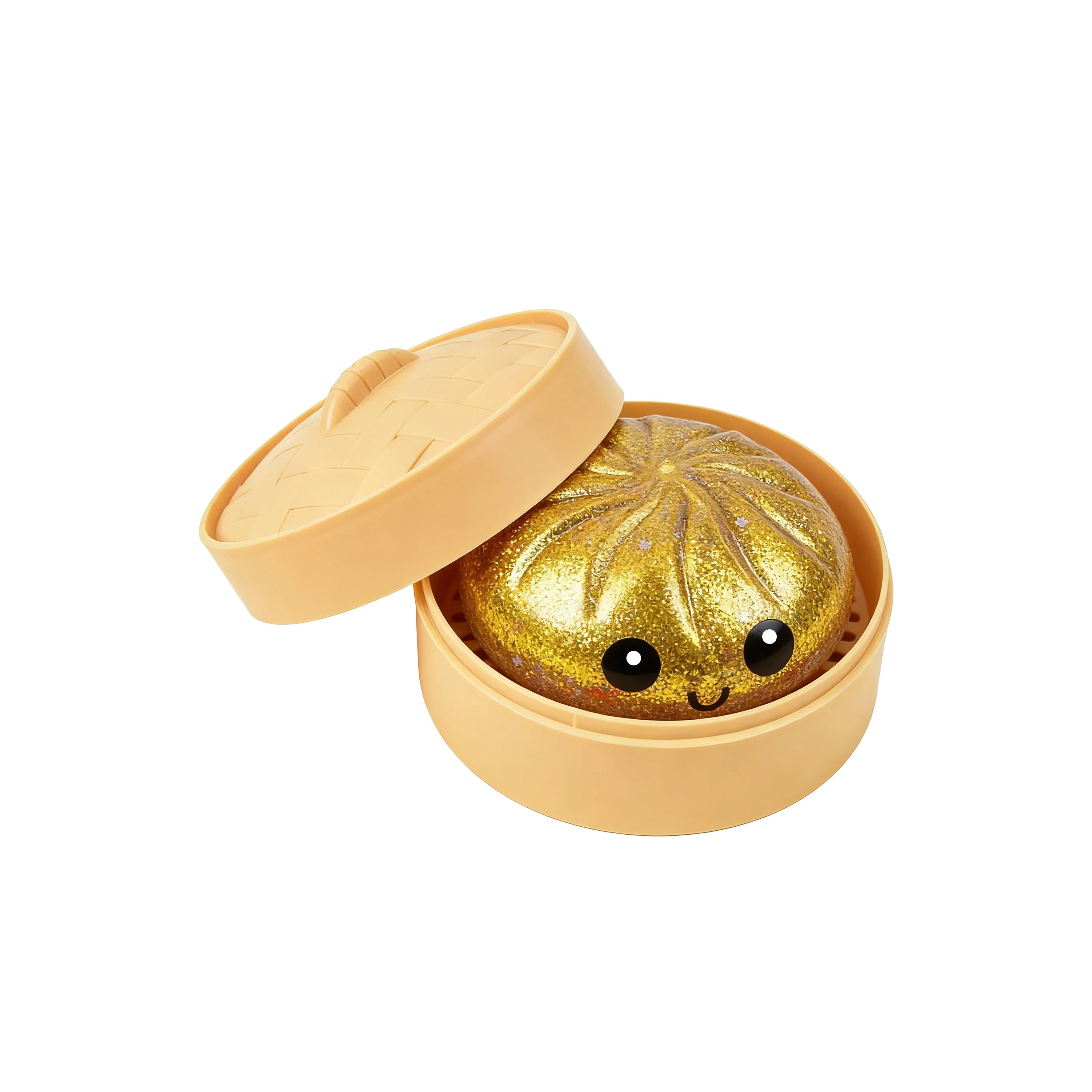 Colorful Crystal Steamed Bun Squeeze Toy Reusable Fun Stress-Relief Slow Rebound Flash Dumpling Desktop Decoration Party Gifts Oasis Select B05