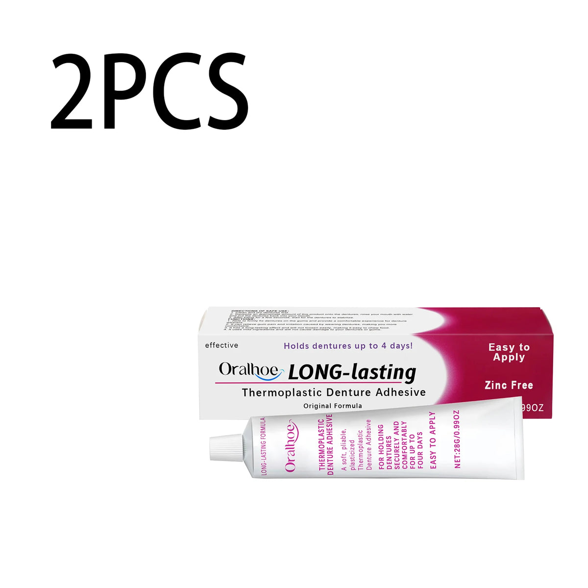 Thermoplastic Denture Adhesive Long-lasting Denture Fixing Adhesive Improve Comfort Denture Care Products Odontologia Oasis Select 56g boxed