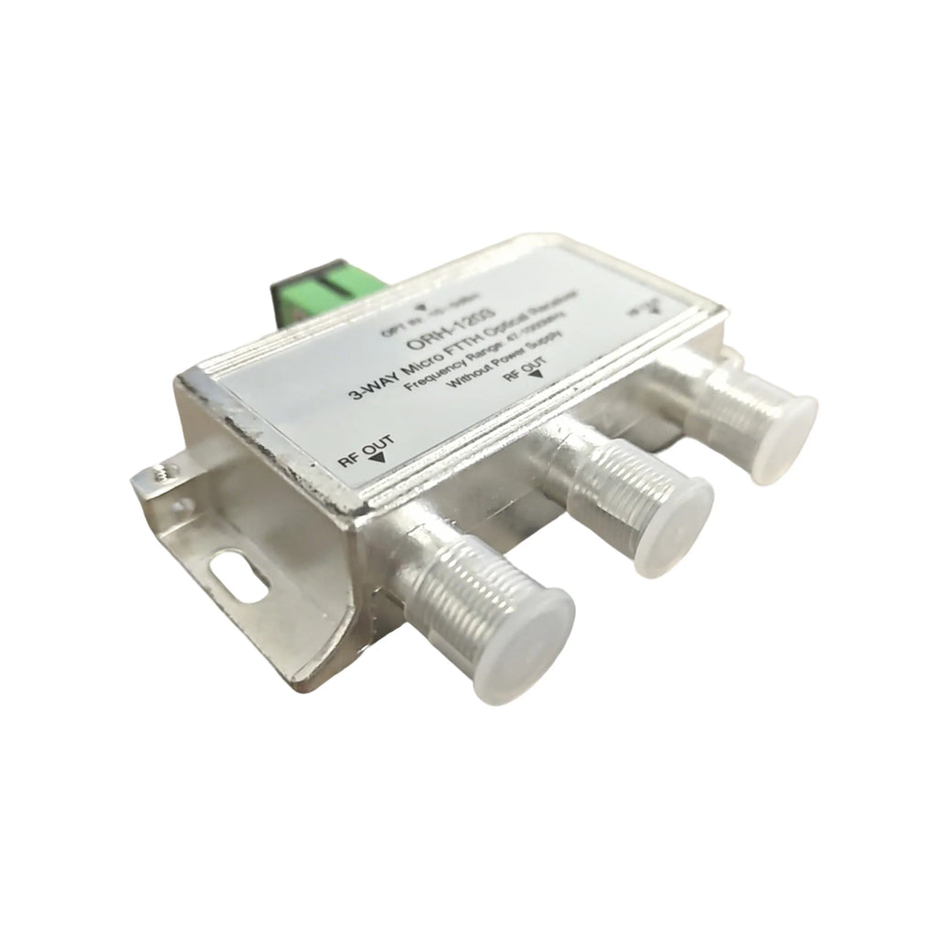 FTTH Optical Receiver Cable TV User Optical-to-Electrical Converter Home Network Mini Optical Connector Dual-Fiber CATV Dedicate Oasis Select 1203