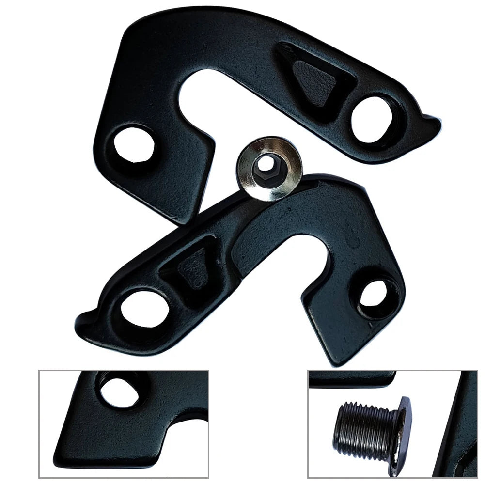 1pc Bicycle Tail Hook With Mounting Bolt Derailleur Gear Hanger Hook For M4 M5 Derailleur Hanger Aluminum Alloy Cycling Parts Oasis Select
