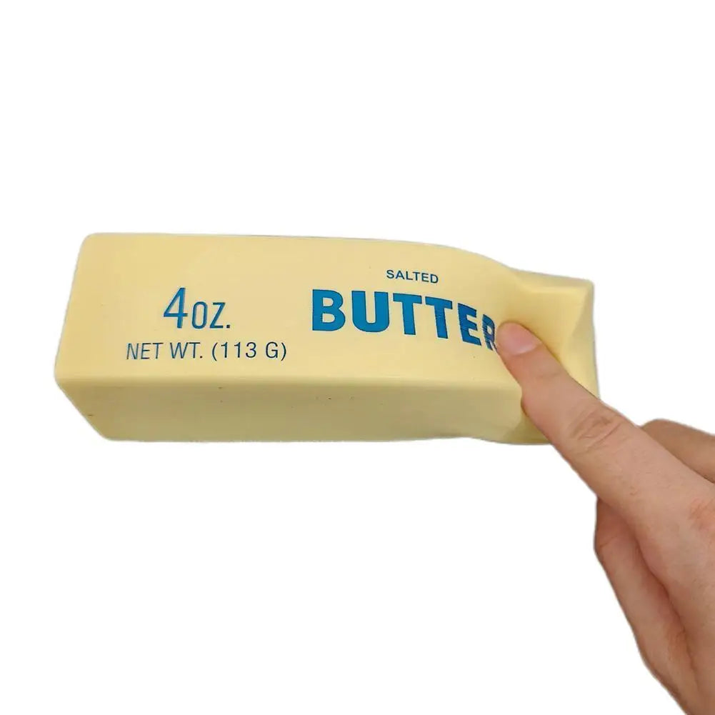 Butter Stick Squishy Toy Soft Slow Rebound Squeezing Fidget Toy Stress Relief Relax Sensory Decompression Gift for Kids Adults Oasis Select butter stick toy