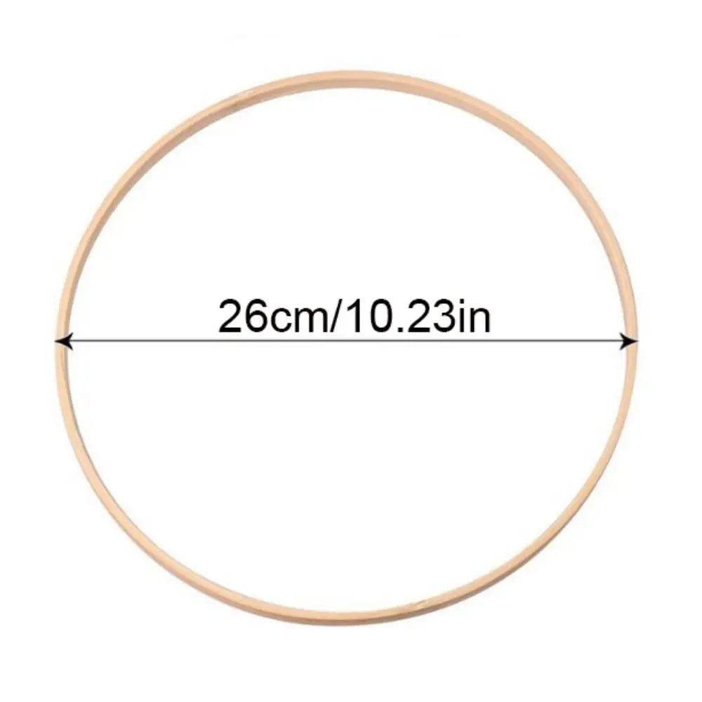 Bamboo Wreath Hoop Ring 10–30cm | DIY Crafts & Floral Décor