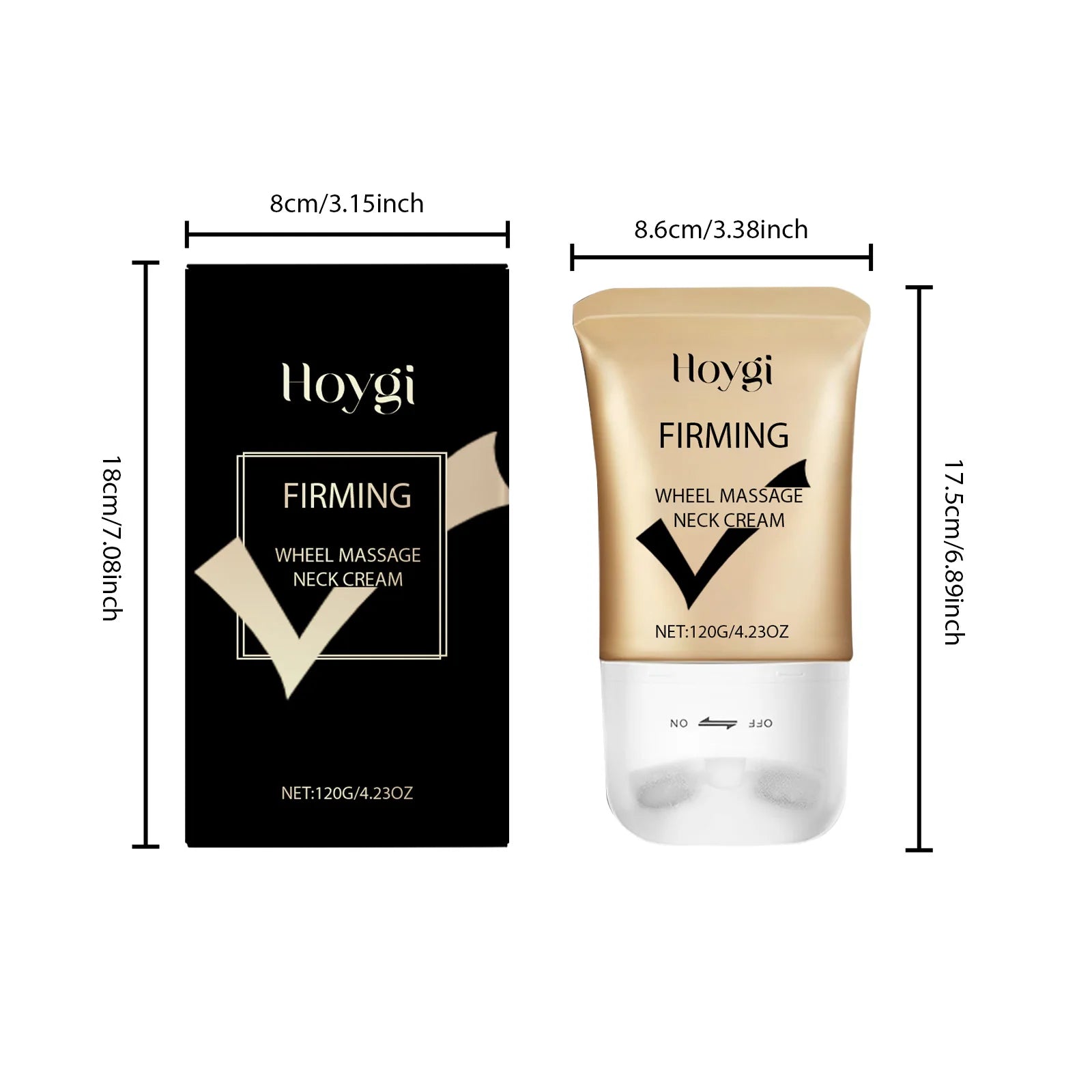 Hoygi Neck Firming Roller Cream – Lift, Tighten & Hydrate Neck Firming Cream Oasis Select