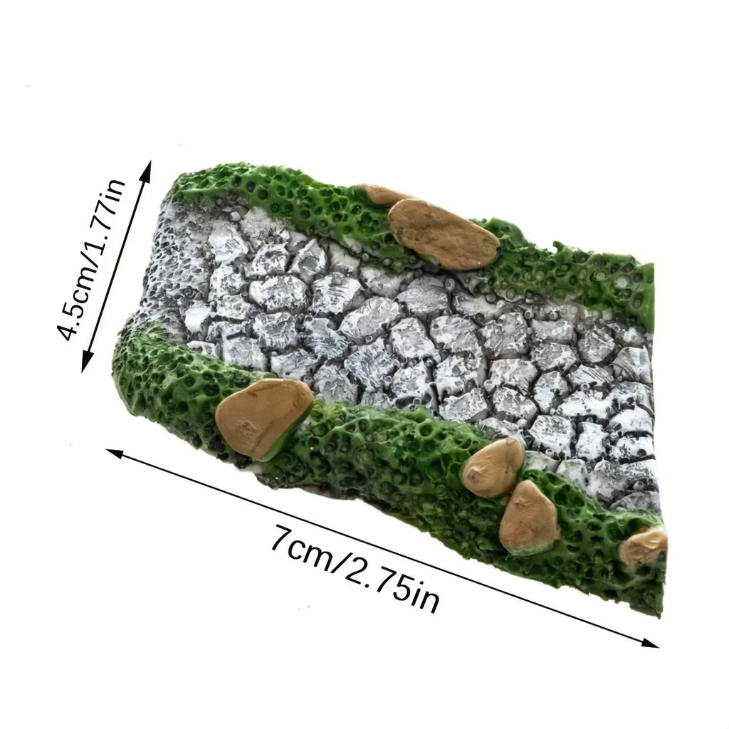 Artificial stone paths, fairy garden paths, resin art decorations, micro landscapes, flower pot miniature landscaping, DIY Oasis Select Segment 3