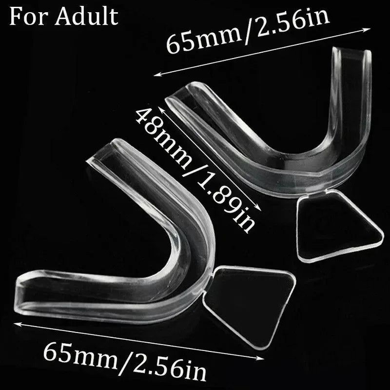 1/3/6pairs Silicone Mouth Guard Sleeping Mouth Guard Tray Orthodontic Braces Set For Bruxism Non-Snoring Teeth Whitening Protect Oasis Select