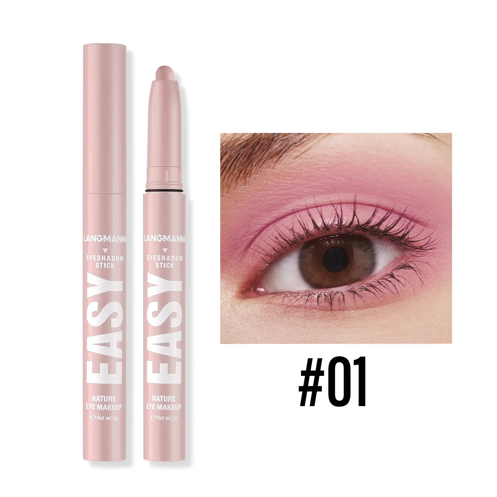 Langmanni Pearlescent Matte Eyeshadow Pencil – Waterproof Shimmer