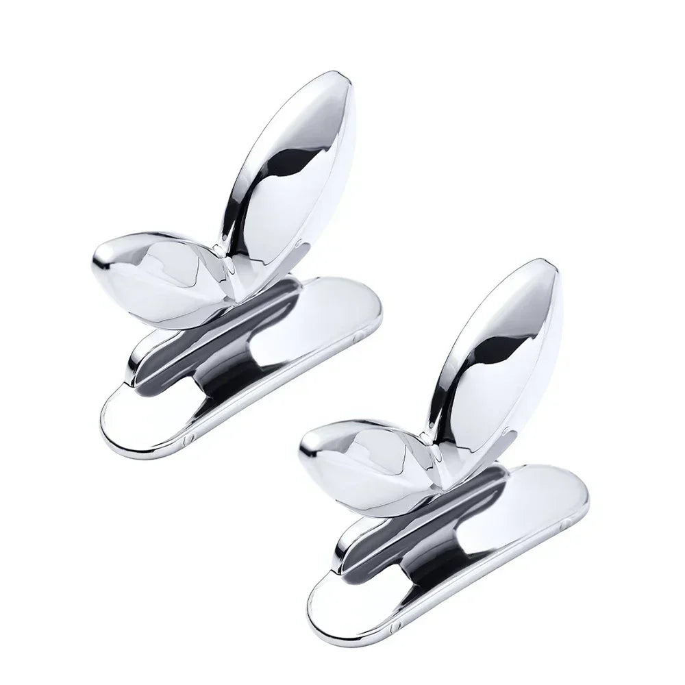 Toilet Lid Lifting Device Lid Lifter Toilet Seat Lifter Toilet Lid Handle Bathroom Supplies 2PCS ABS Multifunctional Practical Oasis Select Silver