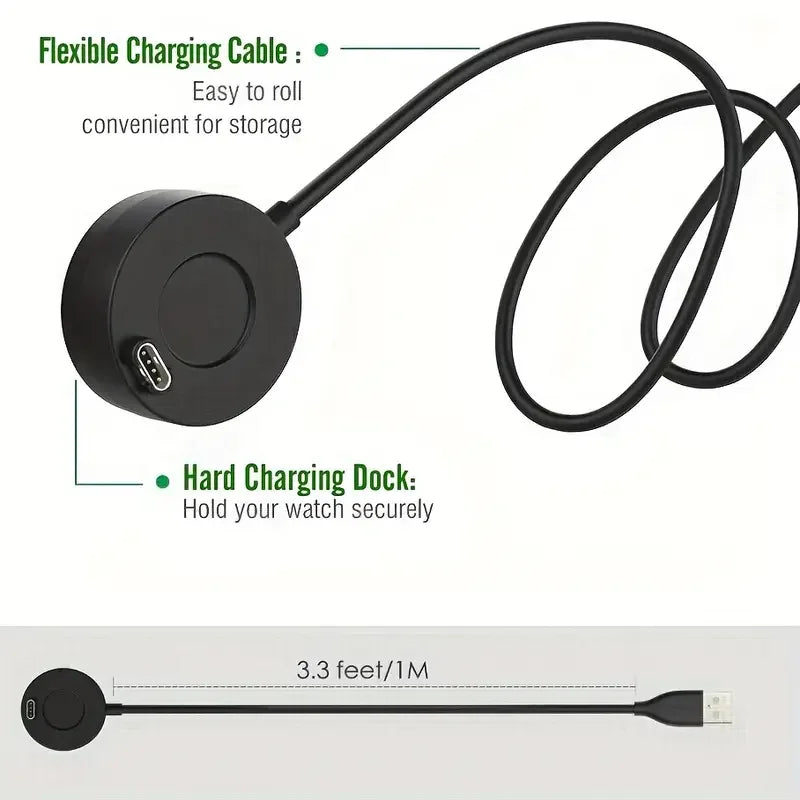 Garmin USB Charger Dock – Forerunner 965 955 Fenix 7 & More Smartwatch Charger Cable Oasis Select