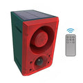 Solar Motion Sensor Animal Repeller – 130dB Alarm & Strobe Solar Security Alarm Oasis Select A