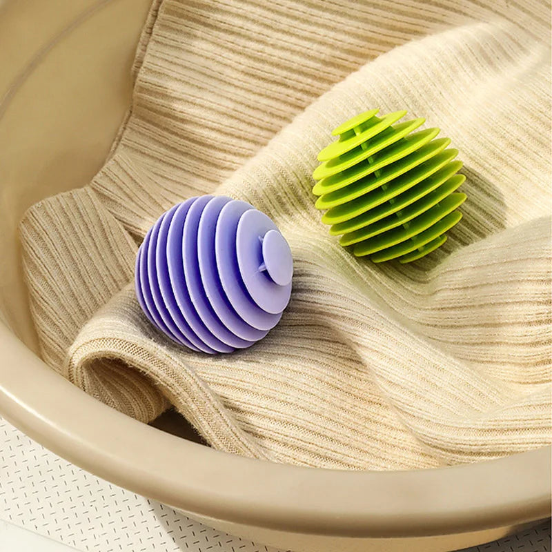 Anti-tangle Oval Solid Cleaning Balls Magic Laundry Balls Drum Washing Machine Stain for Laundry Ball Cleaning Tool for Clothes Oasis Select