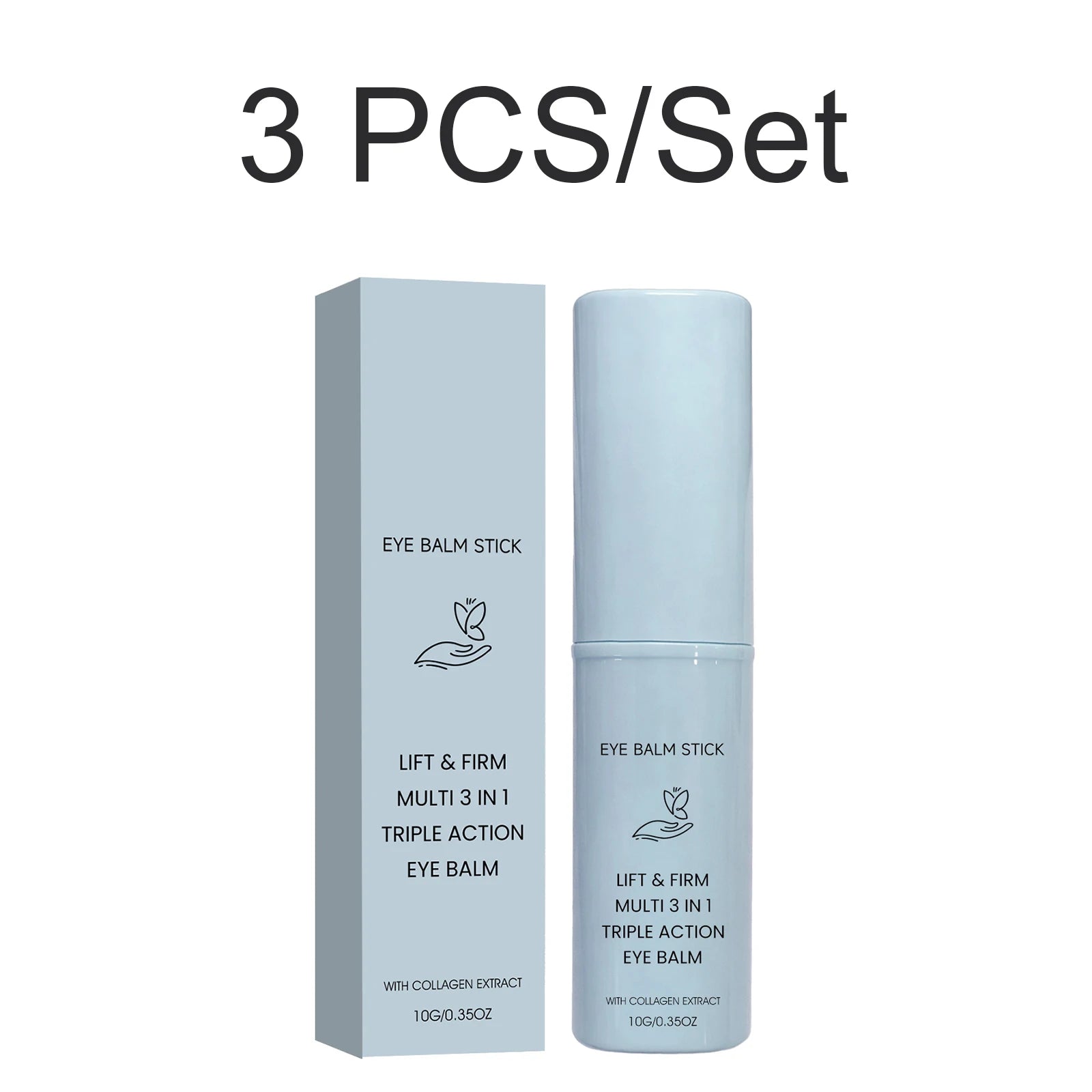 2026 New Collagen Eye Cream Stick Lifting Firming Hydrating Eye Balm Fine Lines Dark Circles Eye Balm Firming Eye Serum Stick Oasis Select 3 PCS