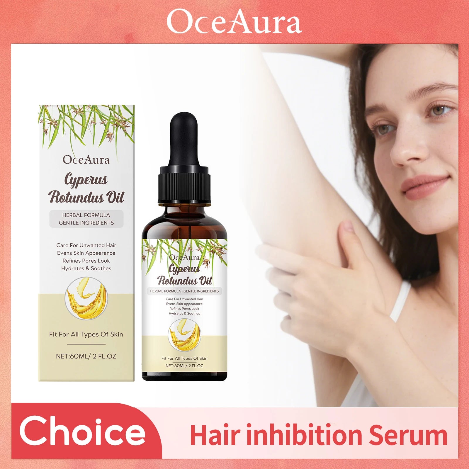 Cyperus Rotundus After Shave Oil Hair Growth Inhibitor Relieve Dry Skin Exfoliation Soothing Nourish Calming Hair Removal Oil Oasis Select
