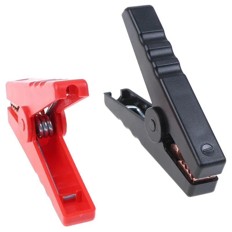 Car Battery Alligator Clips Positive Negative Insulated Terminal Clamps for Jump Start and Charging Oasis Select