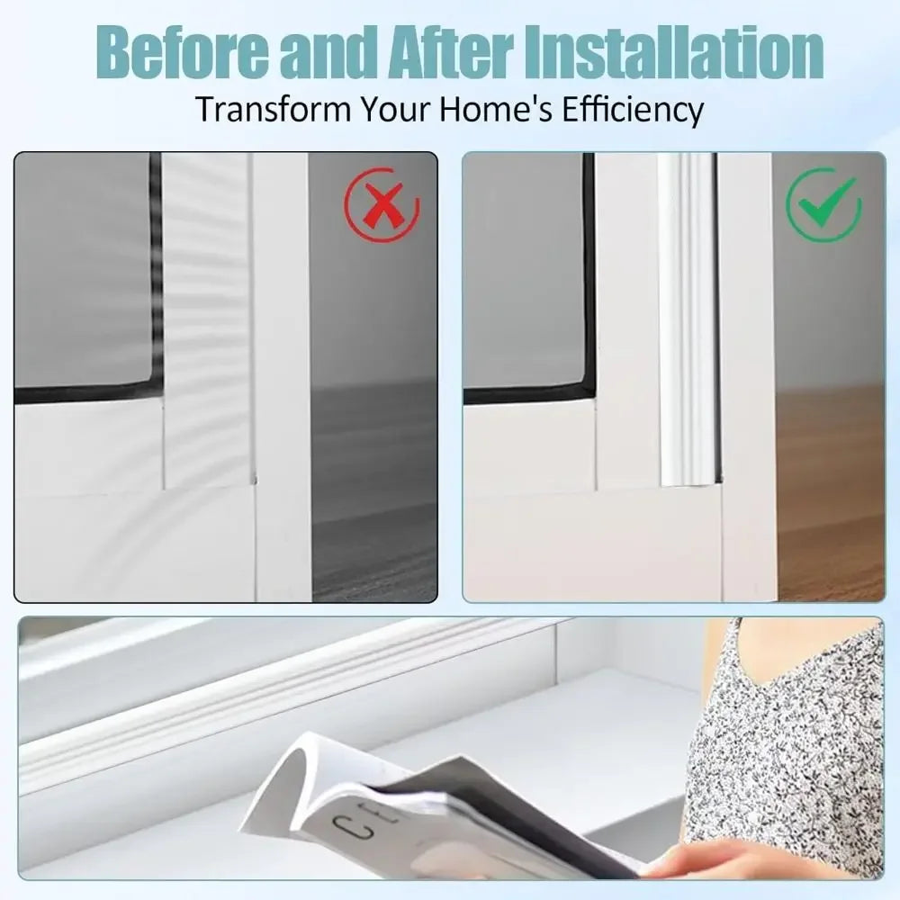 3 Meters Wedge Weather Stripping Self Adhesive Soundproof Door Window Gap Filler Waterproof PU Foam Insulation Tape Drawer Oasis Select