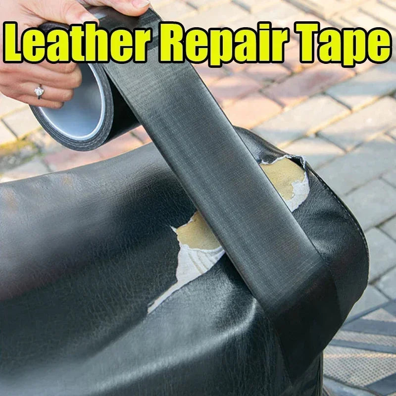 Waterproof Leather Repair Patch Tape for Outdoor Use,Ideal for Motorcycle Seat Cushion, Car Seat, Sofa Repair and Window Shading Oasis Select 5CM x 10M