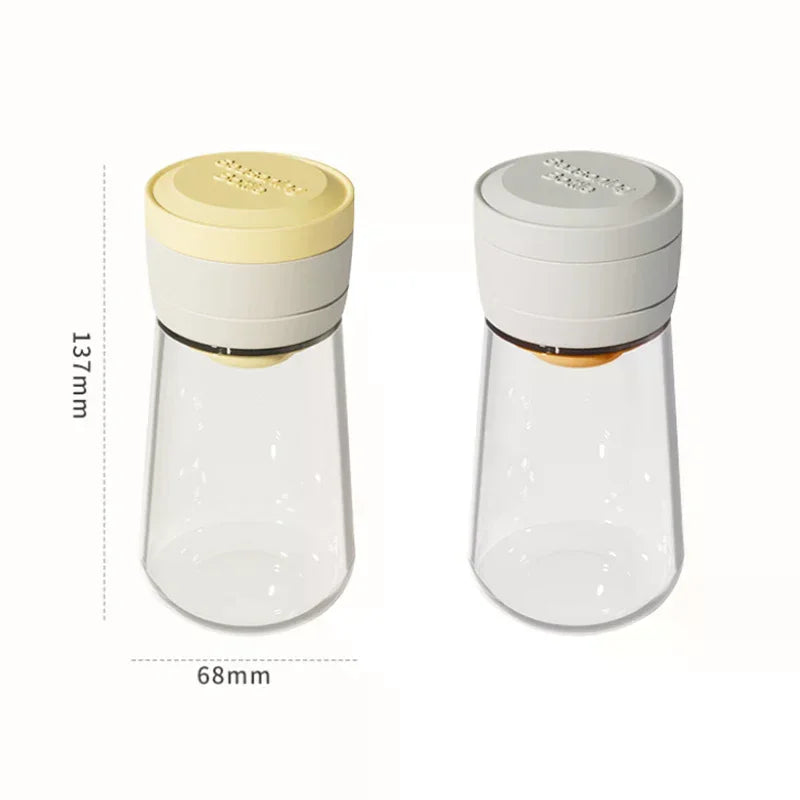 Glass Salt Dispenser | Measuring Shaker & Moisture-Proof Design