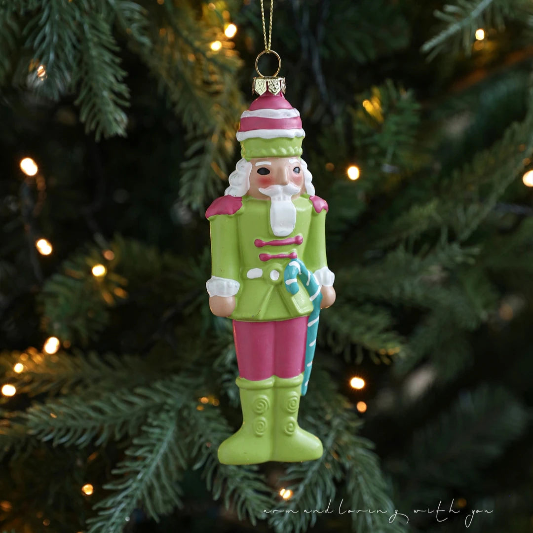 Soldier Nutcracker Christmas Tree Ornament | 15cm Hanging